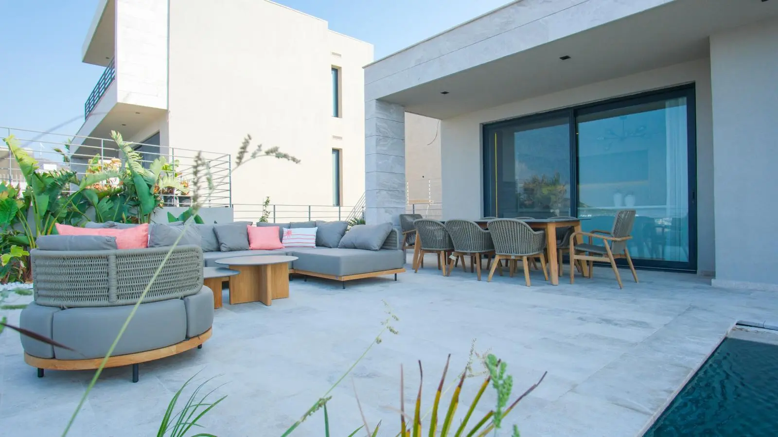 Large terrace